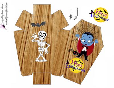 Halloween Coffin Treat Box Dracula
