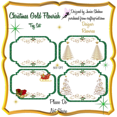 CHRISTMAS GIFT JOURNALING TAGS