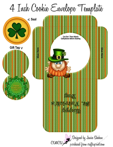 ST. PATRICKS DAY COOKIE POCKET ~ LEPRECHAUN 3