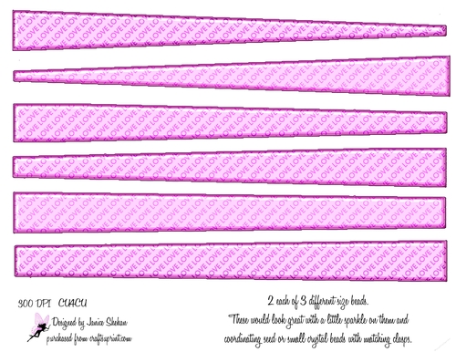PAPER BEADS - PB 24 VALENTINES DAY