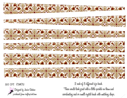 PAPER BEADS - PB 25 VALENTINES DAY