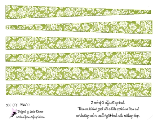 PAPER BEAD PB 41  - FLOWERS, FLORAL