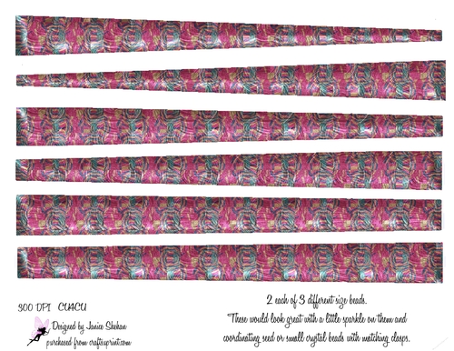 PAPER BEAD PB 51  - RAINBOW WILD COLORS