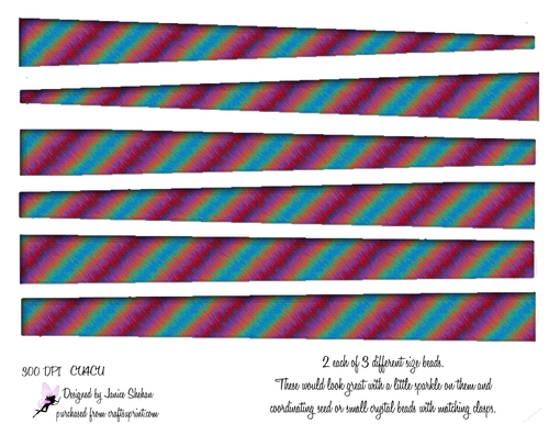 PAPER BEADS PB 53 - STRIPES