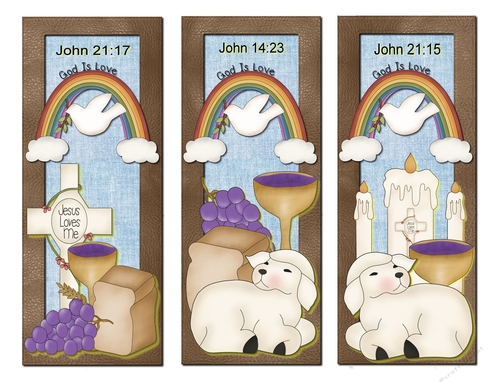 JESUS LOVES ME - BOOKMARKS BOOK MARK CHILDREN CHRISTIAN BIBLE