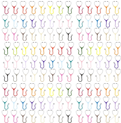 12 Inch x 12 Inch Background Scrapbook Medical - STETHOSCOPE