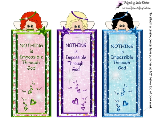 GIRL ANGELS - BOOKMARKS BOOK MARK