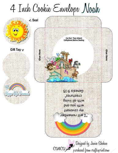 NOAH ARK COOKIE POCKET