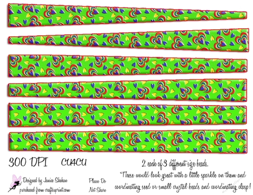 GORGEOUS PAPER BEADS HEARTS- PB 17