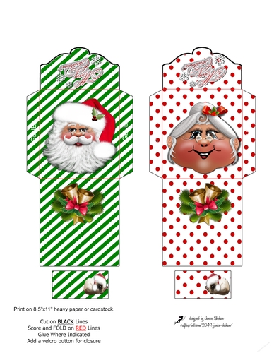 CHRISTMAS TEABAG WRAPPER - KRIS AND THE MRS.