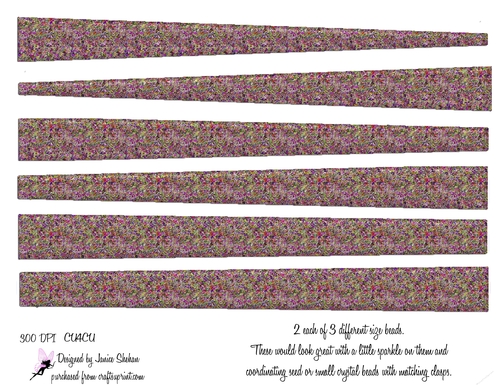 PAPER BEADS PB 54 - FLORAL