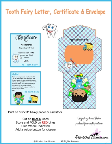 TOOTH FAIRY KIT-BOYS ASIAN