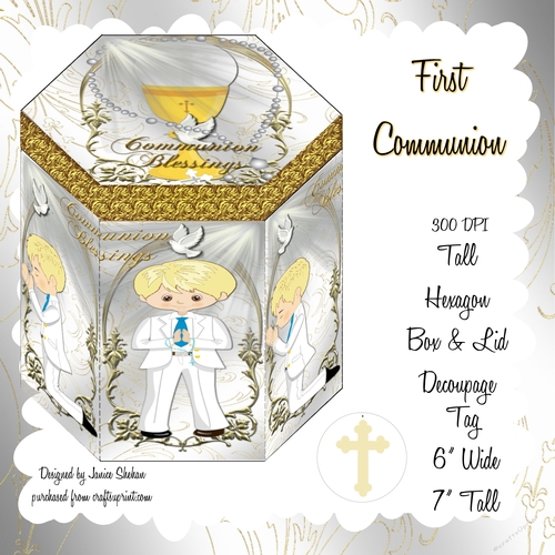 FIRST COMMUNION - BOYS BLONDE