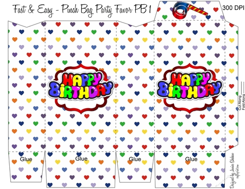 HAPPY BIRTHDAY PINCH BAG PB 1