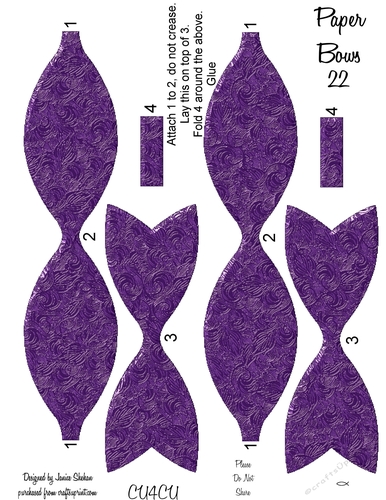 PAPER BOWS 22 CLIPART DESIGNER RESOURCE