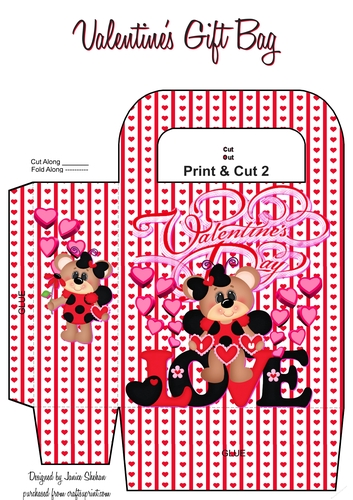 VALENTINES DAY GIFT BAG 1 - BEARS