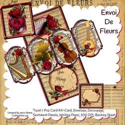 TWIST AND POP CARD KIT - VALENTINES DAY BIRTHDAY