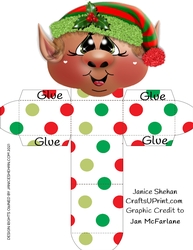 ELF HEAD GIFT BOX