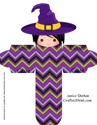 HALLOWEEN WITCH TOP TREAT BOX