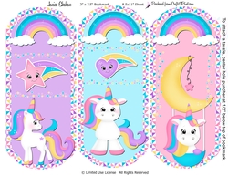 UNICORN UNICORNS BOOKMARKS