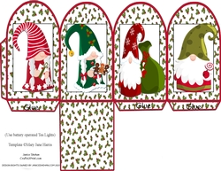LUMINARY CHRISTMAS GNOME GNOMES LUMINARIES