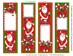 Santa Claus Bookmarks Book Marks