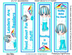 Boy Blue Bookmark Book Mark
