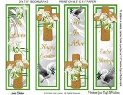 Easter Christ Cross Bookmarks Book Marks