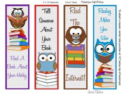 Whooo Reads Wise Owl Bookmarks Book Marks