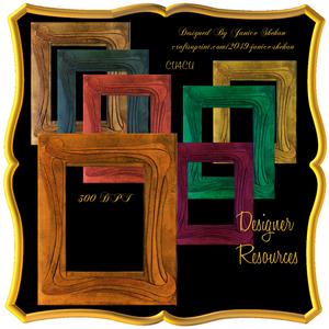 Wooden Frames Set 2