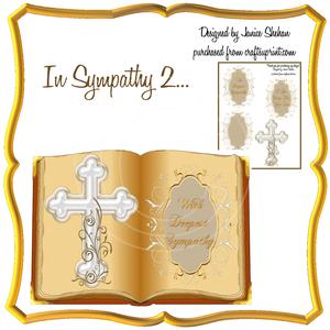 Cross & Bible Sympathy Card 2