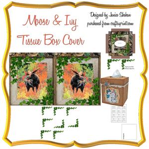 Moose & Ivy Tissue Box Cover