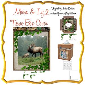 Moose & Ivy 2 Tissue Box Cover