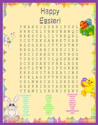 Easter Word Search Game
