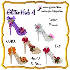 Glitter Heels 4 Clipart Clip Art Scrapbook
