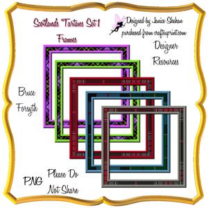 Scotland's Tartan Frames Set 1