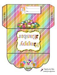 Girl Easter Bunny Money Wallet