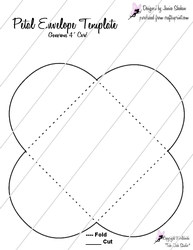 PETAL ENVELOPE TEMPLATE PNG IMAGE 