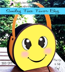 SMILE SMILEY FACE FAVOR GIFT BAG