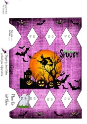 HALLOWEEN HAUNTING SCARY FAVOR, GIFT, PARTY, CRACKER BOX