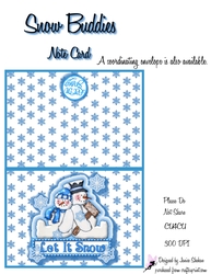 SNOW BUDDIES CHRISTMAS C6, NOTE CARD, NOTELETS QUICK