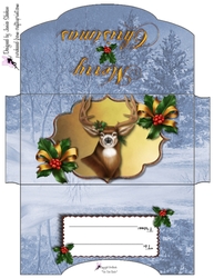 MONEY WALLET - CHRISTMAS BUCK DEER FOR MEN