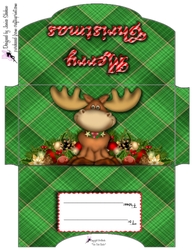 CHRISTMAS MONEY WALLET - MOOSE MEN BOYS
