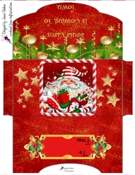 CHRISTMAS MONEY WALLET - SANTA