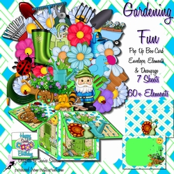 cup744811_2049 - POP UP BOX CARD KIT - GARDENING FUN