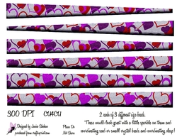 VALENTINES DAY PAPER BEADS - PB 5