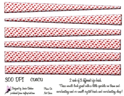 VALENTINES DAY PAPER BEADS - PB 6
