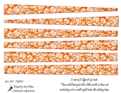 PAPER BEAD PB 37  - FLOWERS, FLORAL