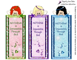 GIRL ANGELS - BOOKMARKS BOOK MARK