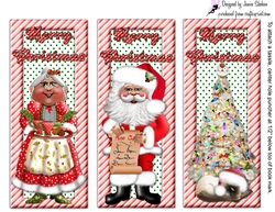 MR. AND MRS. SANTA CLAUS - BOOKMARKS BOOK MARK